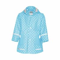 Playshoes regenjas stippen turquoise Maat - thumbnail