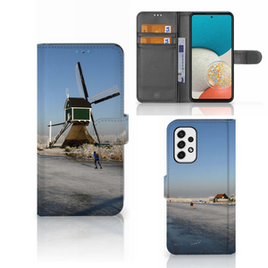 Samsung Galaxy A53 Flip Cover Schaatsers