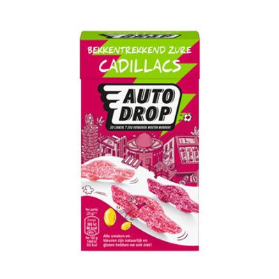 Autodrop Autodrop - Zure Cadillacs 270 Gram 6 Stuks