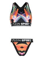 Plein Sport bikini à fleurs - Noir - thumbnail