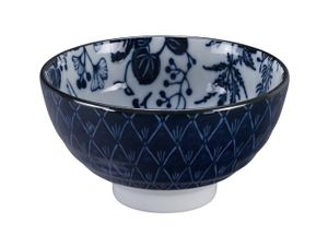 Japans keramieken rijstkom - Flora Japonica - Tokyo Design Studio - 300ml - 12x6.3cm