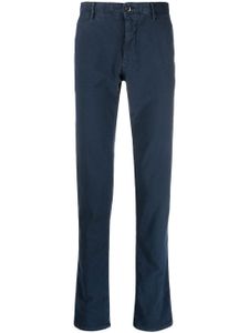 Incotex pantalon chino droit à taille mi-haute - Bleu