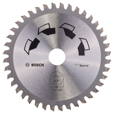 Bosch Accessoires Cirkelzaagblad Special 130X2X20/16,T40 - 2609256884