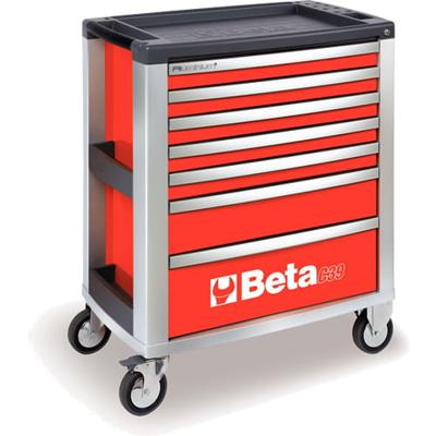 Beta C39/7 Rood Gereedschapswagen, met zeven laden - 039000003