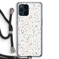 Terrazzo N°14: Oppo Find X3 Transparant Hoesje met koord