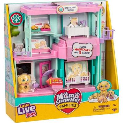 Dierenkliniek - LITTLE LIVE PETS - Mama Surprise - Accessoires inbegrepen - Magische geboorte
