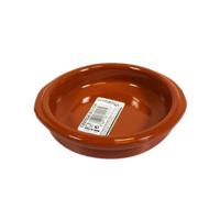 Tapas serveer of ovenschaaltje - rond - terracotta aardewerk - D10 x H2 cm Tapas serveer of ovenschaaltje - rond - terracotta aardewerk - D10 x H2 cm