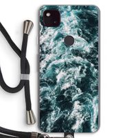 Zee golf: Pixel 4a 5G Transparant Hoesje met koord