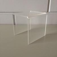 Acryl-bruggetje 10x10cm hoog 50mm transp - 50 stuks
