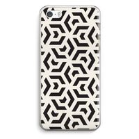 Crazy pattern: iPhone 5 / 5S / SE Transparant Hoesje