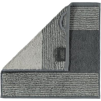 Cawö Cawö Two-Tone Gezichtsdoekje Leisteen 30x30