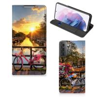 Samsung Galaxy S21 Plus | Book Cover | Amsterdamse Grachten