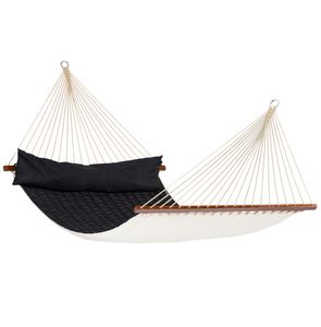 'Vegas' Black XXL Hangmat - 180 kg - Zwart - Amerikaan, Spreidstang, Weerbestendig - Tropilex