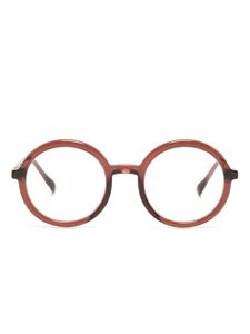 Mykita lunettes de vue Teema à monture ronde - Marron