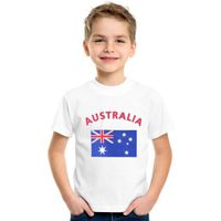 Kinder shirts met vlag van Australie