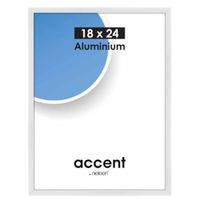 Nielsen fotolijst Accent 18 x 24 cm aluminium wit