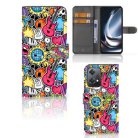 OnePlus Nord CE 2 Lite Wallet Case met Pasjes Punk Rock