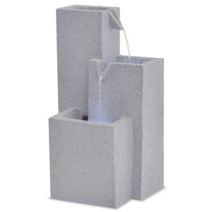 VidaXL Binnenfontein met led-verlichting polyresin
