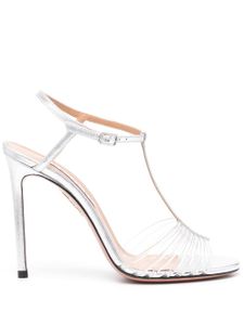 Aquazzura sandales Amore Mio Crystal 120 mm - Argent