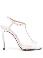 Aquazzura sandales Amore Mio Crystal 120 mm - Argent - thumbnail