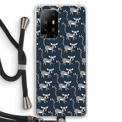 Makis: Oppo A94 5G Transparant Hoesje met koord