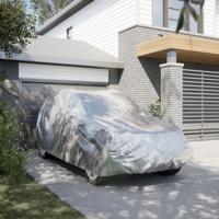 VidaXL Autohoes voor suv met gespriemen l volledig zilverkleurig