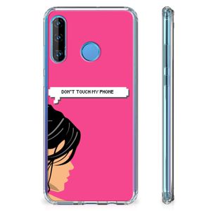 Huawei P30 Lite Anti Shock Case Woman Don't Touch My Phone