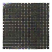 The Mosaic Factory Amsterdam vierkante glasmozaïek tegels 32x32 zwart parel