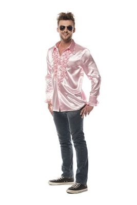 Ruche blouse baby rose