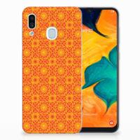 Samsung Galaxy A30 | TPU bumper | Batik Oranje