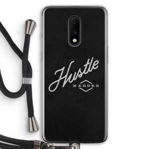 Hustle: OnePlus 7 Transparant Hoesje met koord