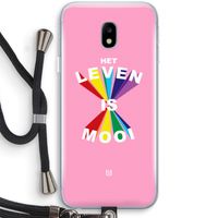 Het Leven Is Mooi: Samsung Galaxy J3 (2017) Transparant Hoesje met koord