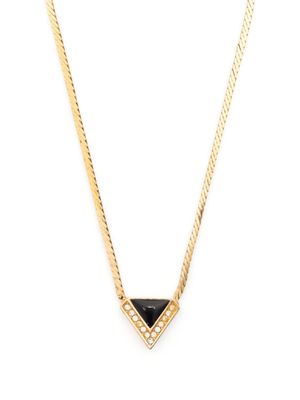 Christian Dior Pre-Owned collier à ornements strassés (années 1990)