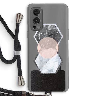Creatieve toets: OnePlus Nord 2 5G Transparant Hoesje met koord