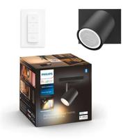 Philips Hue RUNNER Opbouwspot GU10 1x5W Rond Zwart - thumbnail