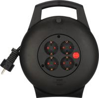 Kabelhaspel brennenstuhl 4vdg 10m zwart