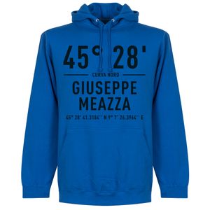 Inter Milan Giuseppe Meazza Coördinaten Hoodie