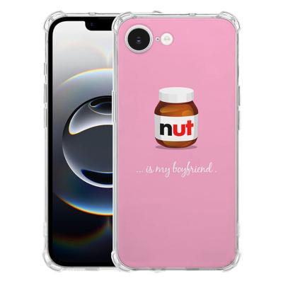 Apple iPhone 16e Hoesje - Hoesje Nut Boyfriend TPU Antishock Apple iPhone 16e Hoesje - Hoesje Nut Boyfriend TPU Antishock