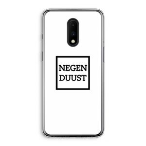 Negenduust vierkant: OnePlus 7 Transparant Hoesje