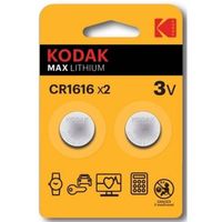 Kodak Max lithium CR1616 battery (2 pack)