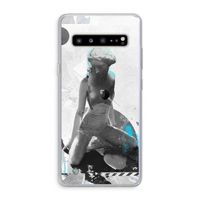 I will not feel a thing: Samsung Galaxy S10 5G Transparant Hoesje
