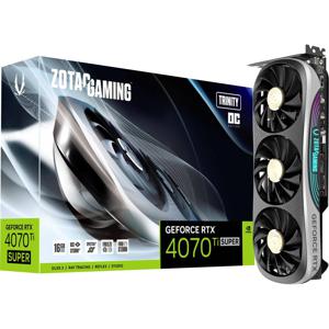 Zotac Nvidia GeForce RTX 4070 Ti Super Videokaart Trinity 16 GB GDDR6X-RAM PCIe x16 DisplayPort, HDMI NVIDIA G-Sync , RGB-verlichting