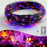 GLOWSPELL - Halloween LED Sfeerverlichting 100/200 LEDs met Zwarte Draad