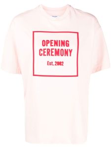 Opening Ceremony t-shirt à logo imprimé - Rose