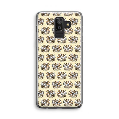 Slapende poes: Samsung Galaxy J8 (2018) Transparant Hoesje
