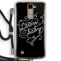 Laters, baby: LG K10 (2016) Transparant Hoesje met koord