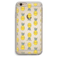Ananas: iPhone 6 Plus / 6S Plus Transparant Hoesje