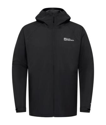 Jack wolfskin Prelight 2.5L LT Regenjas Heren Black M