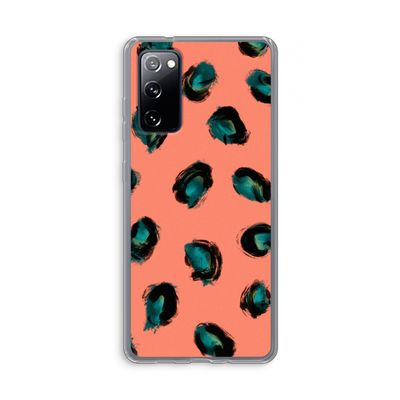Pink Cheetah: Samsung Galaxy S20 FE / S20 FE 5G Transparant Hoesje
