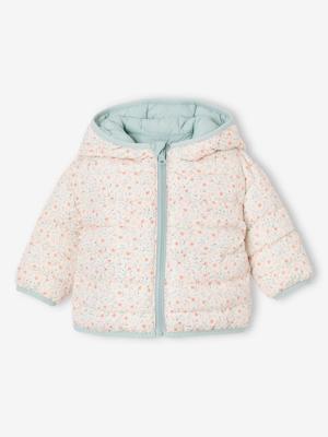 Licht omkeerbaar donsjack voor baby grijsblauw